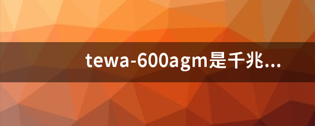 tewa-600agm是千兆吗？