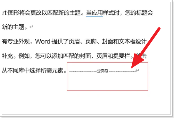 word分页符来自怎么显示？