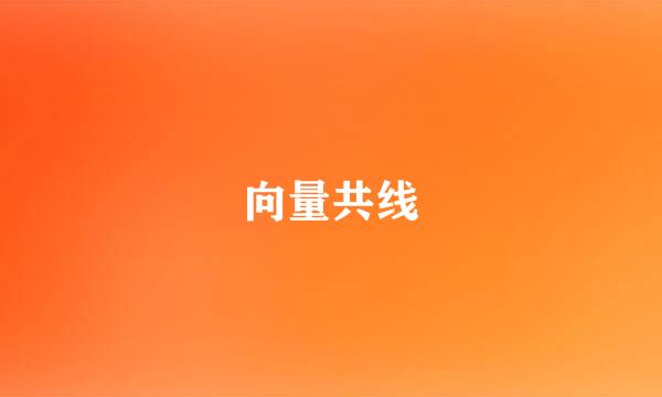 向量共线