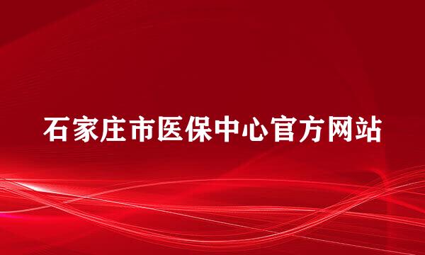 石家庄市医保中心官方网站