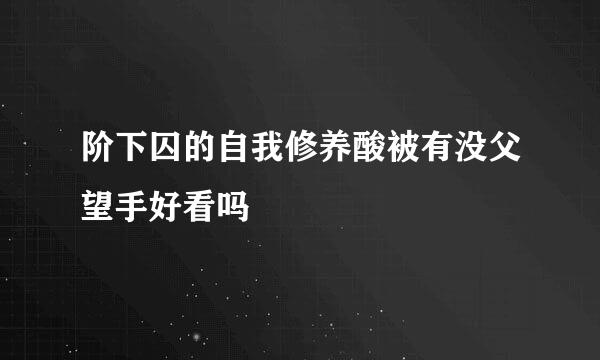 阶下囚的自我修养酸被有没父望手好看吗