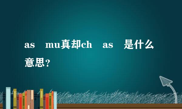 as mu真却ch as 是什么意思？