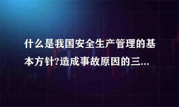 什么是我国安全生产管理的基本方针?造成事故原因的三违是什么