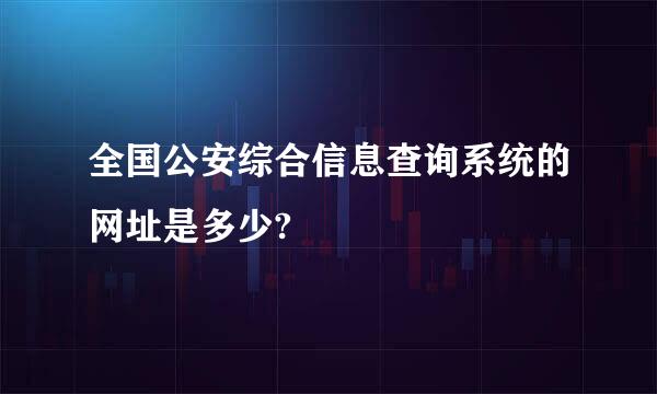 全国公安综合信息查询系统的网址是多少?