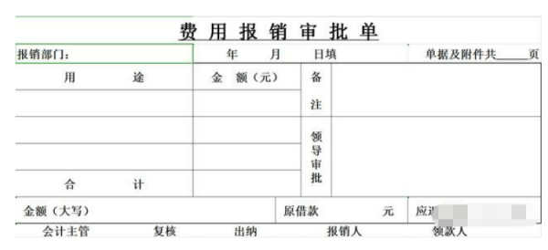 费用报销单的填写范本怎么填?