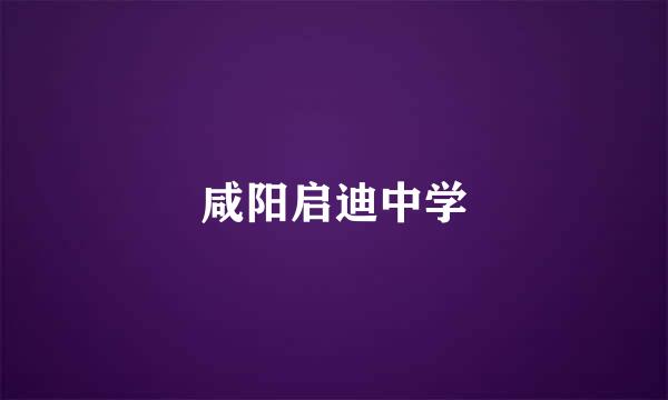 咸阳启迪中学