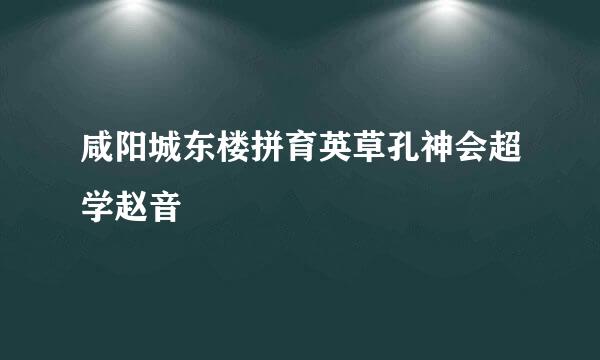 咸阳城东楼拼育英草孔神会超学赵音