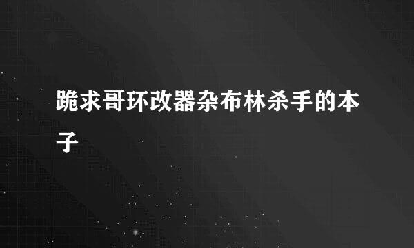 跪求哥环改器杂布林杀手的本子