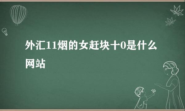 外汇11烟的女赶块十0是什么网站