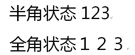 什么是半角字符