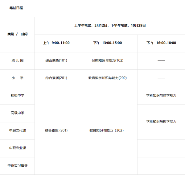 中小学教师资格证官方网