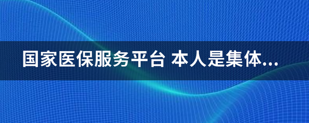 国家医保服务平台