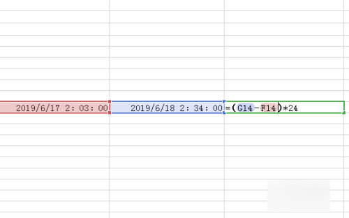 excel求时间差公式