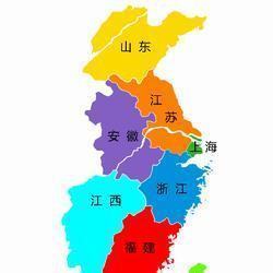 华东地区地图