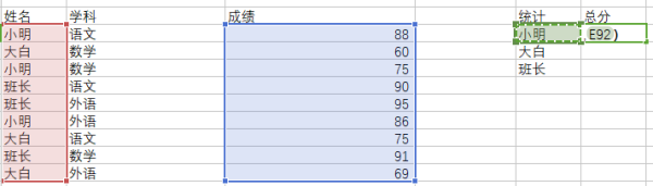 sumifs函数的使用方法及实例