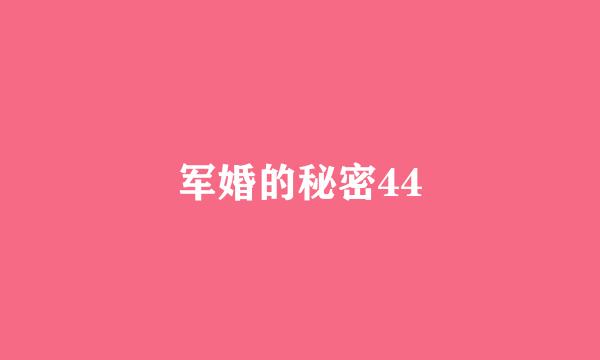 军婚的秘密44