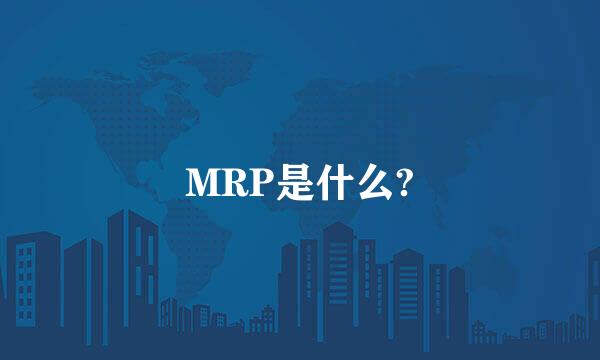 MRP是什么?