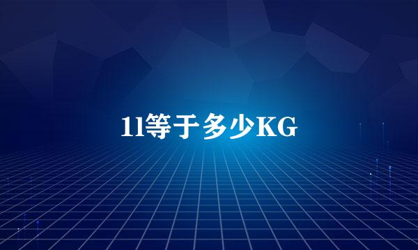 1l等于多少KG