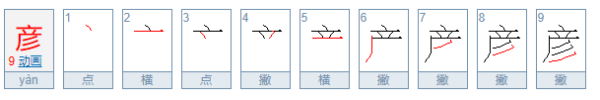 彦怎么读?