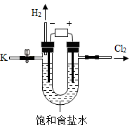 电解饱和食期数盐水化学方程式