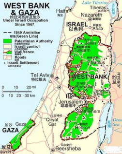 巴勒斯坦地区包括以色列吗？巴以有明确的分界线吗？