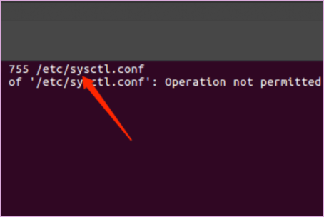 Linux中修改文件权限是说Operation not permitted