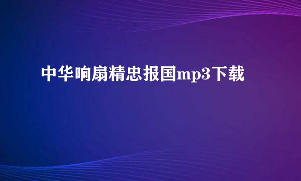 中华响扇精忠报国mp3下载