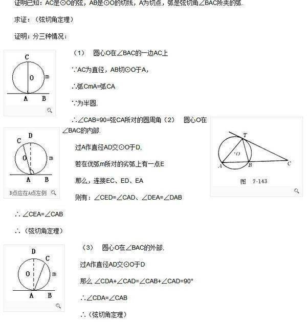 怎么证明弦切角定理