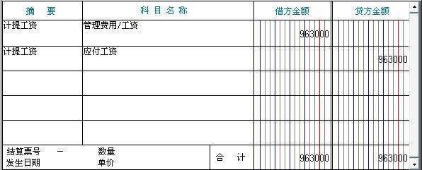 会计记账中计提工资是什么来自意思