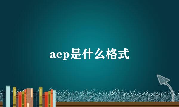 aep是什么格式