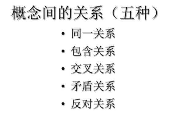 矛盾关系和反对关系是什么？