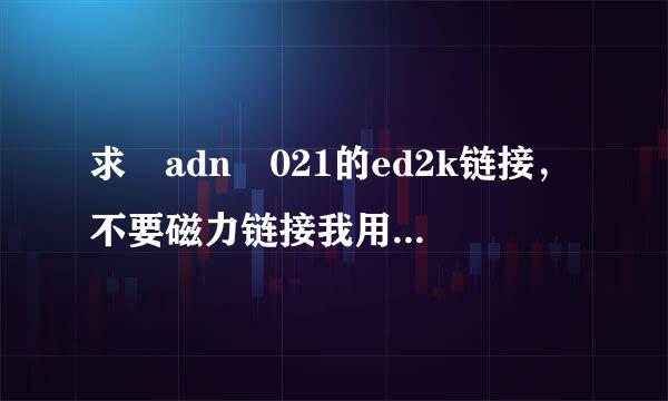 求 adn 021的ed2k链接，不要磁力链接我用不了~求好心人帮忙，或者发我油箱七八三六八零四零