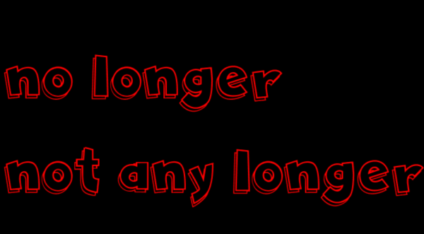 no longer和not any longer的区别是什呼差威胜审么？