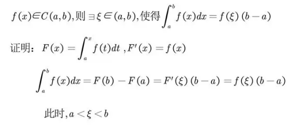 积分中值定理公式是什么？