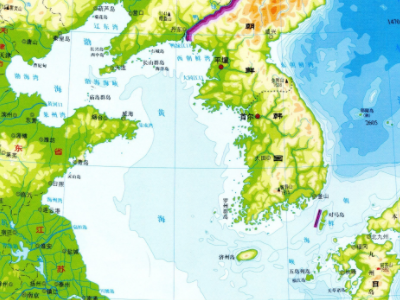 中国岛屿绝大部分分布在什么海域以南