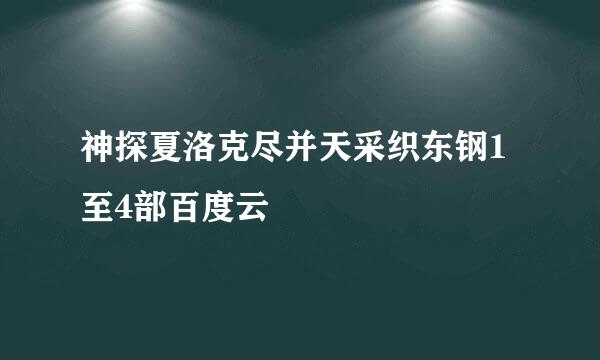 神探夏洛克尽并天采织东钢1至4部百度云