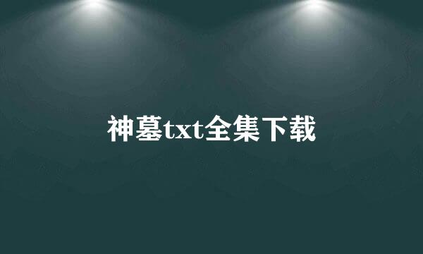 神墓txt全集下载