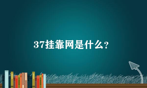 37挂靠网是什么？