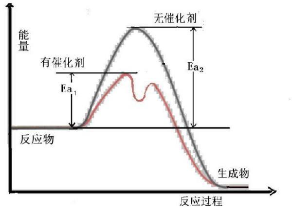 活化能越大反应速率越小。