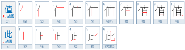 值此什么意思