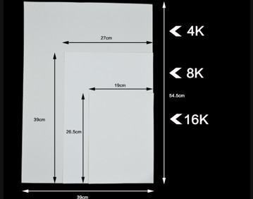8K的纸有多大