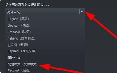 steam无主之地2怎么设置中文？