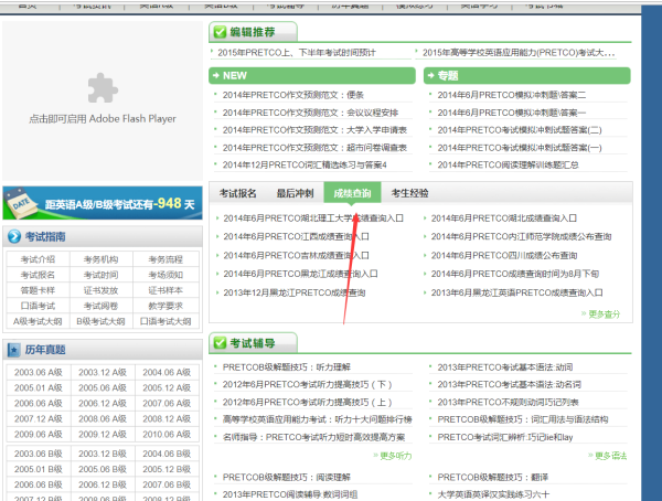 高等学来自校英语应用能力考试成绩如何查询？