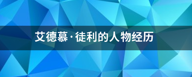 艾德慕·徒利的人物经及历