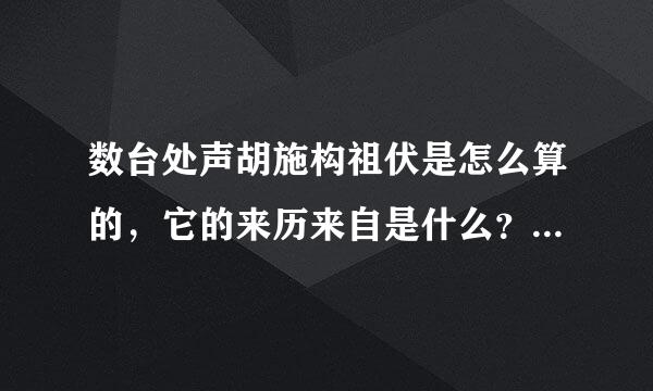 数台处声胡施构祖伏是怎么算的，它的来历来自是什么？从哪天开始数伏？