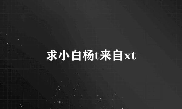 求小白杨t来自xt