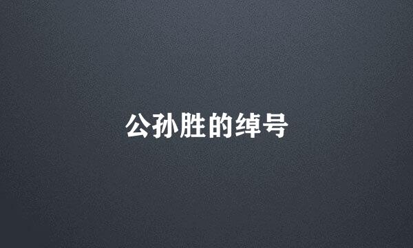 公孙胜的绰号