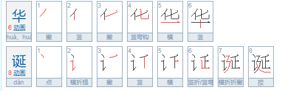 请教华诞的含义