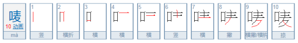 唛怎么读？