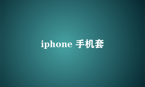 iphone 手机套